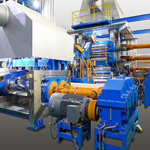 膠布機設備-PVC  4、5、7 Rolls硬質/半硬質膠布膠膜製造設備