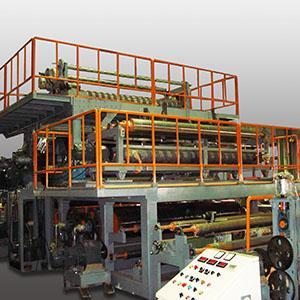 PVC夹网布贴合及压花设备